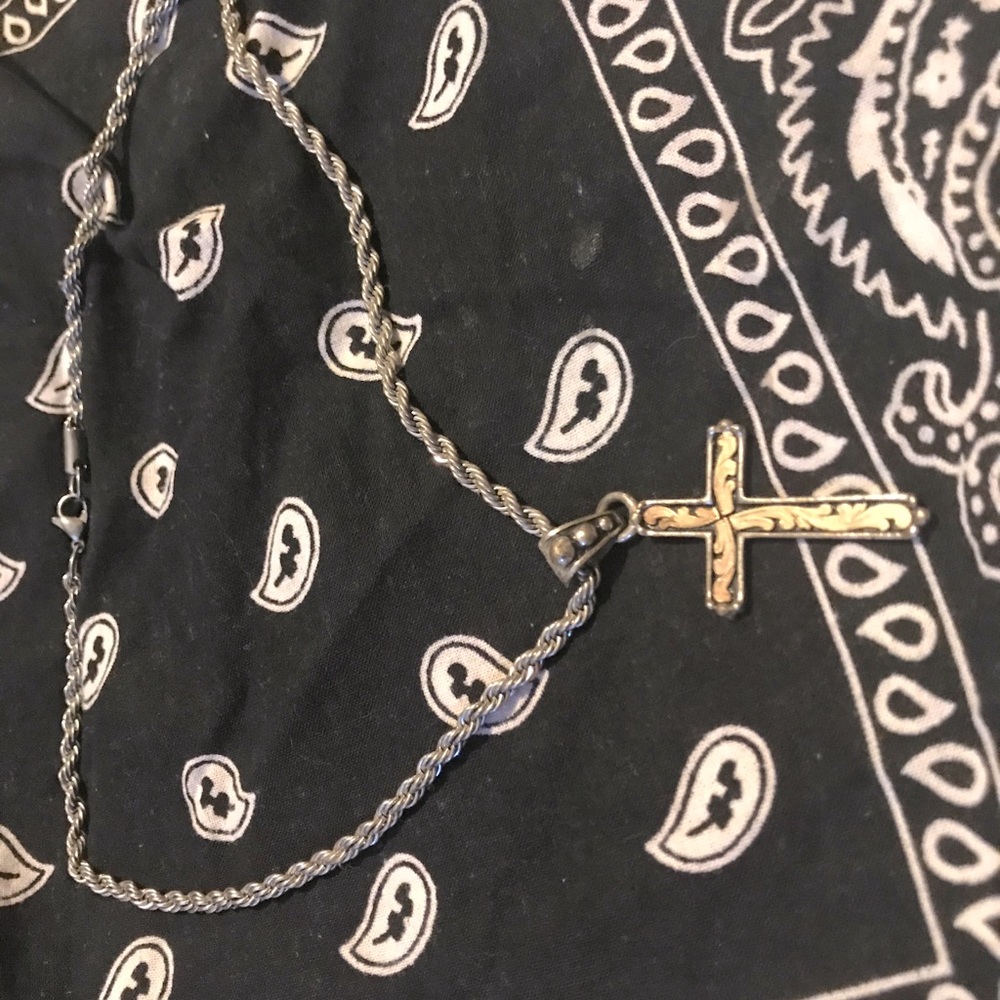 Bob Berg cross necklace